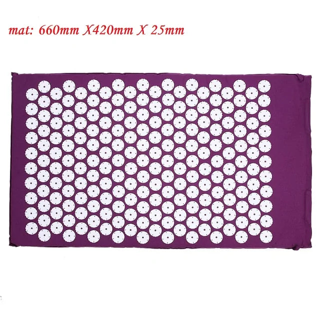 Acupressure Spike Massage Yoga Mat with Pillow