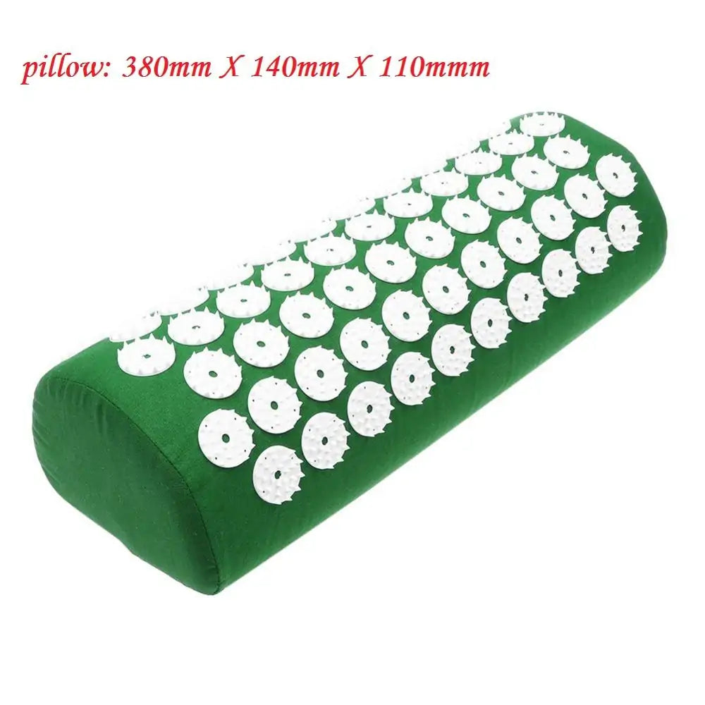 Acupressure Spike Massage Yoga Mat with Pillow