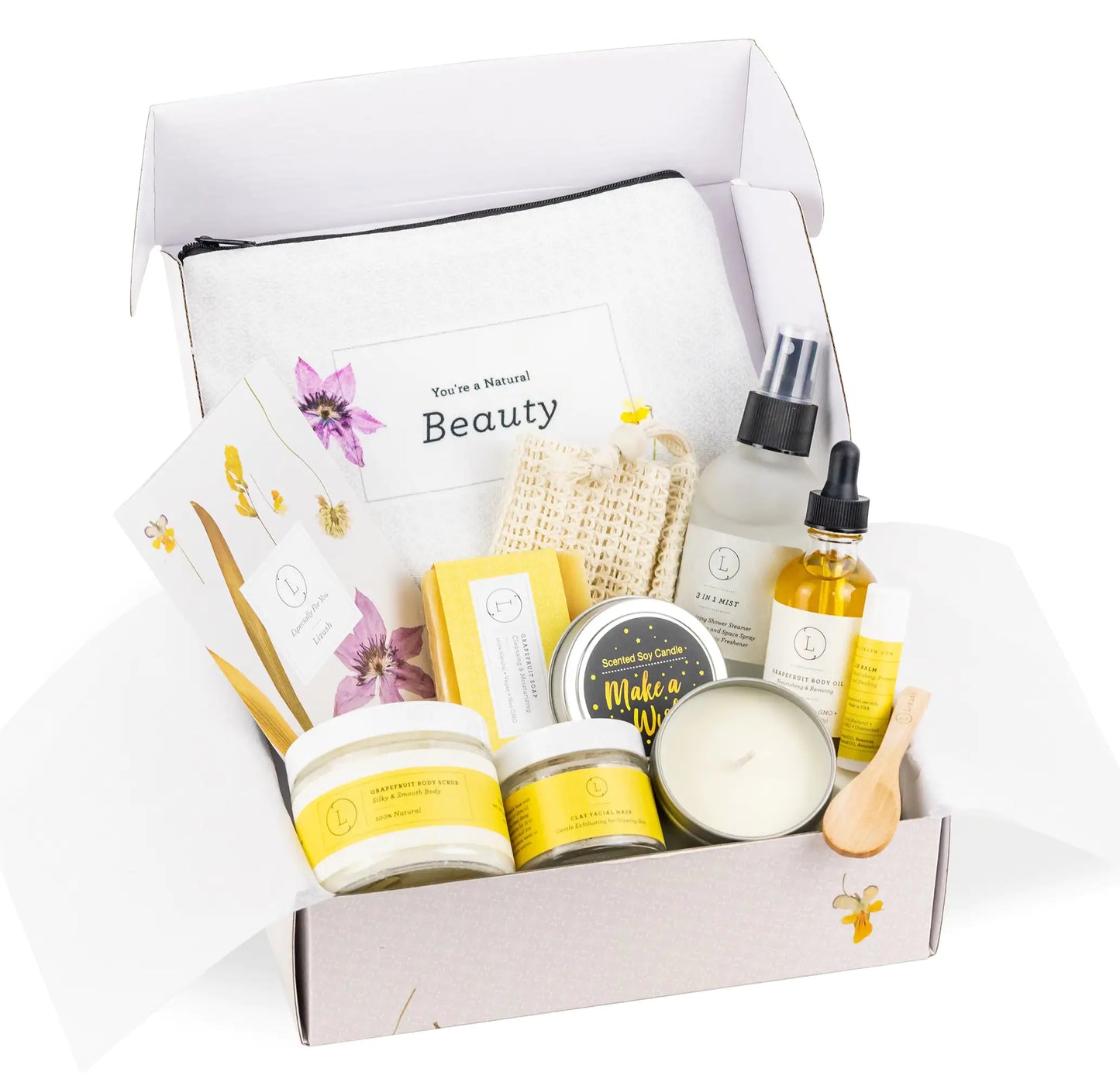 Wholesale Care Package - Natural Bath and Body Gift Set - 9 products